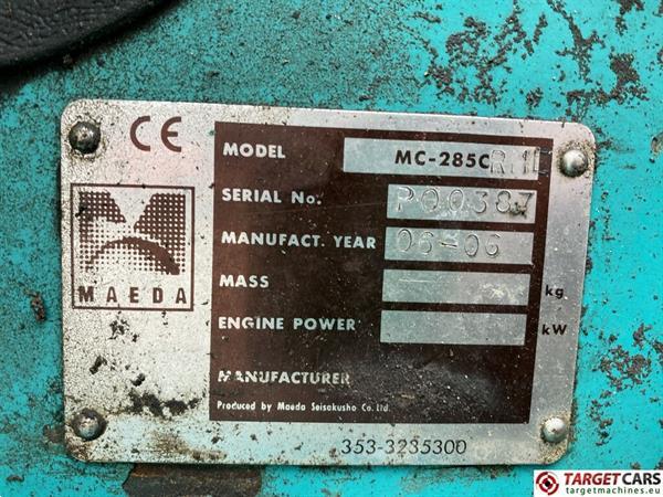Grote foto maeda mc 285crme mini tracked bi fuel crane 2.82t 857cm doe het zelf en verbouw kranen en graafmachines