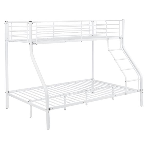 Grote foto metalen stapelbed kinderbed met matrassen 210x147 5x168 wit huis en inrichting bedden