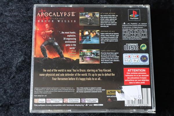 Grote foto apocalypse playstation 1 ps1 no manual spelcomputers games overige playstation games