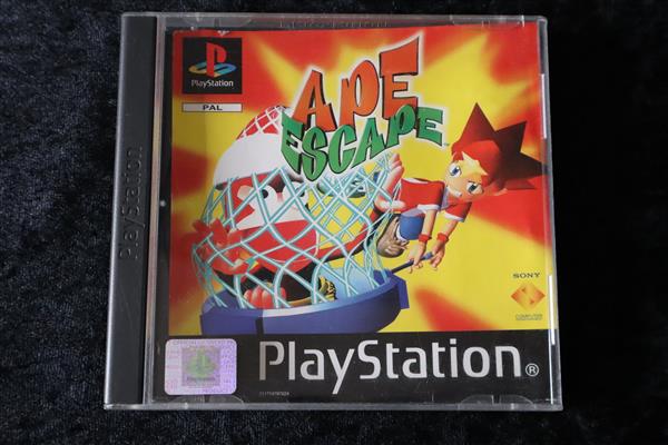 Grote foto ape escape playstation 1 ps1 no manual spelcomputers games overige playstation games