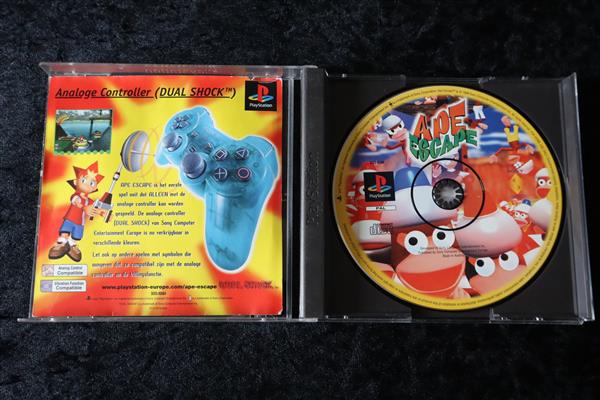 Grote foto ape escape playstation 1 ps1 no manual spelcomputers games overige playstation games