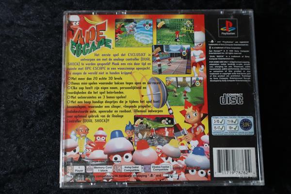 Grote foto ape escape playstation 1 ps1 no manual spelcomputers games overige playstation games