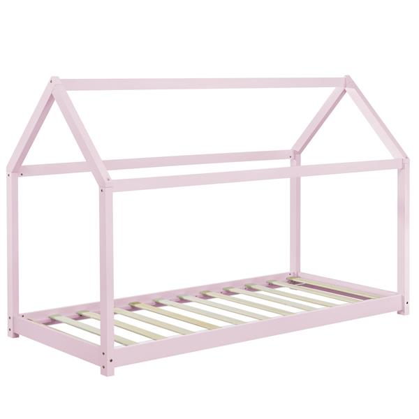 Grote foto kinderbed huisbed 200x90 met matras roze huis en inrichting overige