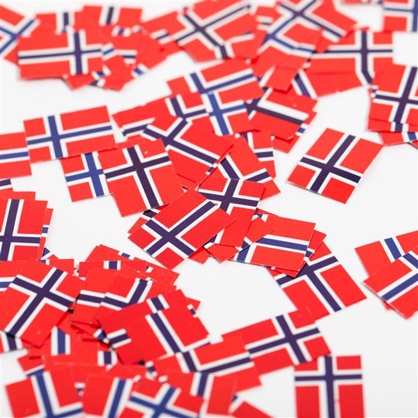 Grote foto noorwegen tafelconfetti papier 150st verzamelen overige verzamelingen