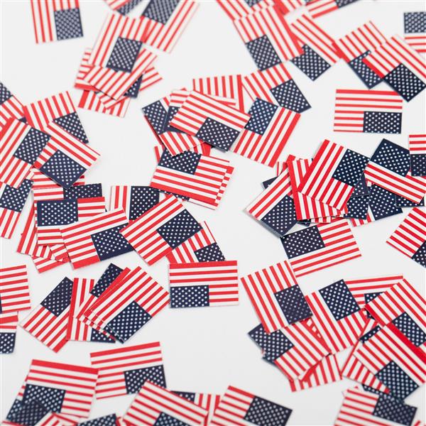 Grote foto amerika tafelconfetti papier 150st verzamelen overige verzamelingen