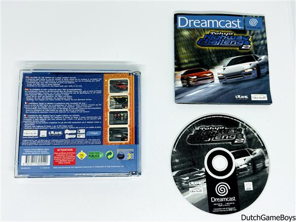 Grote foto sega dreamcast tokyo highway challenge 2 spelcomputers games overige games