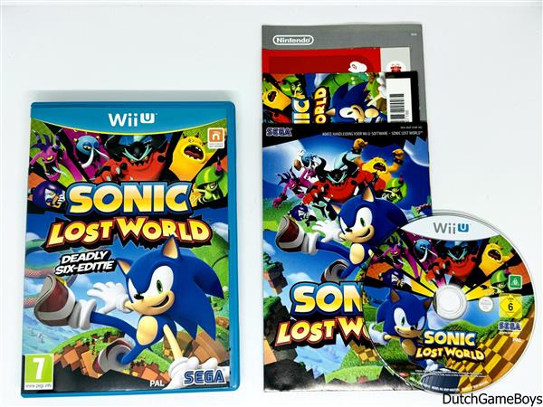 Grote foto nintendo wii u sonic lost world deadly six editie hol spelcomputers games overige games