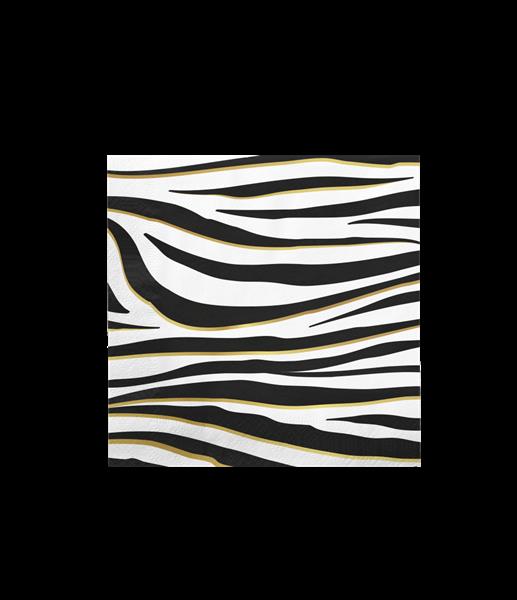 Grote foto zebra servetten 16cm 16st verzamelen overige verzamelingen