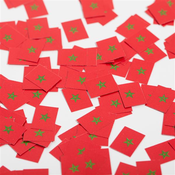 Grote foto marokko tafelconfetti papier 150st verzamelen overige verzamelingen