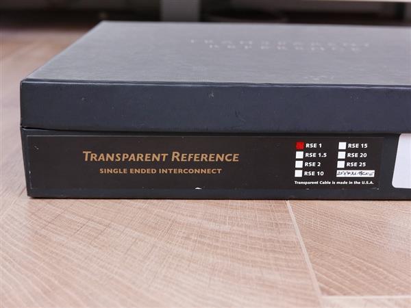 Grote foto transparent audio reference xl highend audio interconnects rca 1 0 metre audio tv en foto onderdelen en accessoires