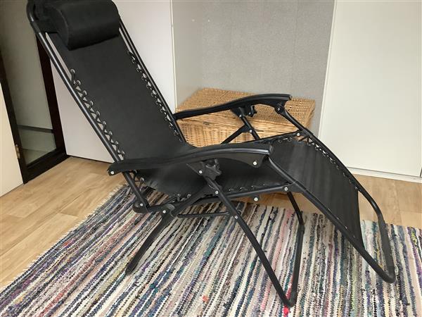 Grote foto relaxcampingstoel tuin en terras tuinmeubelen toebehoren