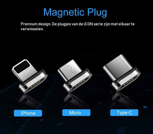 Grote foto drphone icon series gecertificeerde qualcomm 3.0 support snellader magnetische type c oplaadka telecommunicatie opladers en autoladers