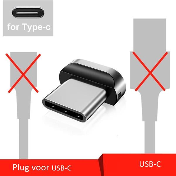 Grote foto drphone icon magnetisch bitje plug usb c losse magnetische koppelstuk geschikt voor type c a telecommunicatie opladers en autoladers