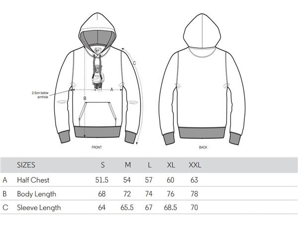 Grote foto organic hoodie filou lxxi light hazel kledingmaat m kleding heren truien en vesten