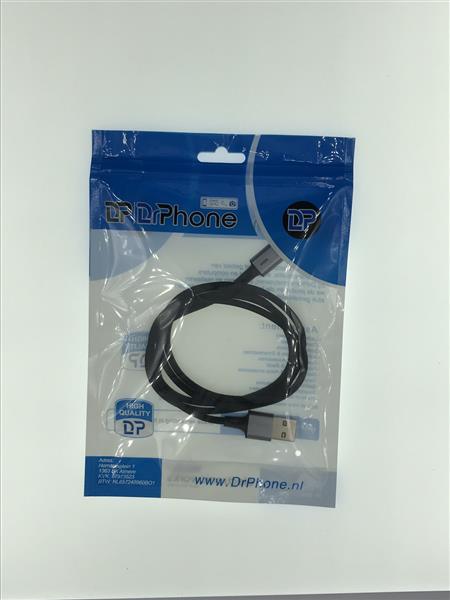 Grote foto drphone icon 2 meter 3 in 1 magnetische oplaadkabel zwart datakabel 3.0a fastcharge lightnin telecommunicatie opladers en autoladers