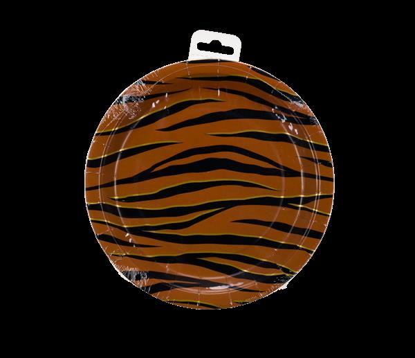 Grote foto tijger borden 23cm 8st verzamelen overige verzamelingen