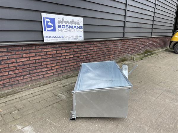 Grote foto transportbak nieuw gegalvaniseerd 100 120 cm voor minitractor agrarisch tractoren