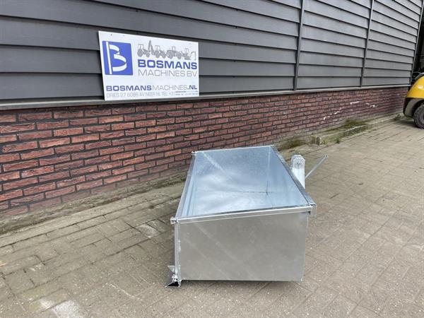 Grote foto transportbak grondbak nieuw gegalvaniseerd 100 120 cm voor minitractor agrarisch tractoren