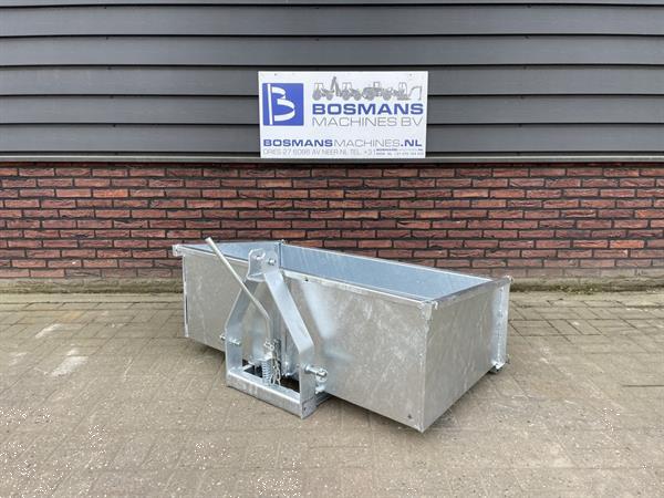 Grote foto transportbak grondbak nieuw gegalvaniseerd 100 120 cm voor minitractor agrarisch tractoren