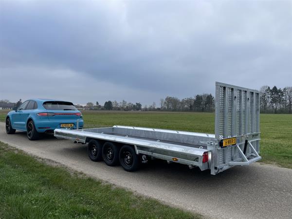 Grote foto vlemmix machinetransporter 480 x 180 3 asser nieuw agrarisch aanhangwagens