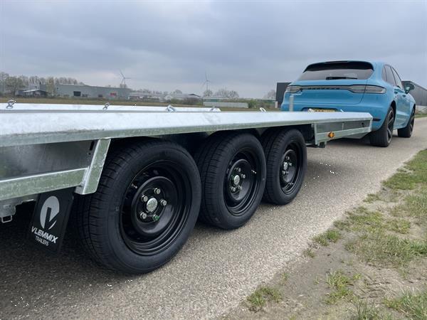 Grote foto vlemmix machinetransporter 480 x 180 3 asser nieuw agrarisch aanhangwagens