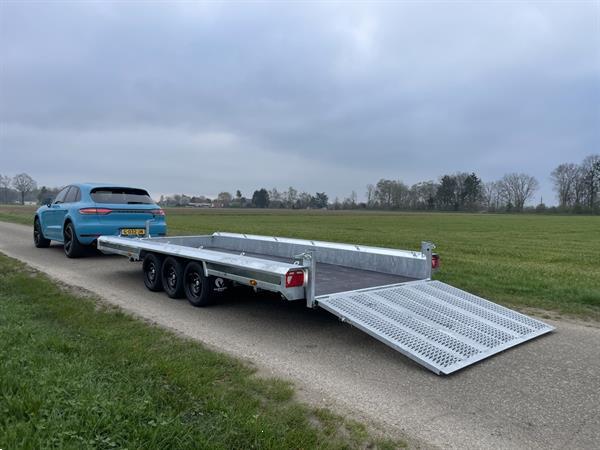 Grote foto vlemmix machinetransporter 480 x 180 3 asser nieuw agrarisch aanhangwagens