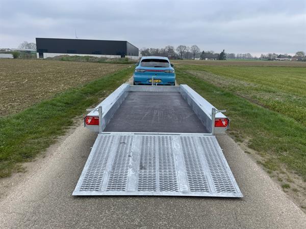 Grote foto vlemmix machinetransporter 480 x 180 3 asser nieuw agrarisch aanhangwagens