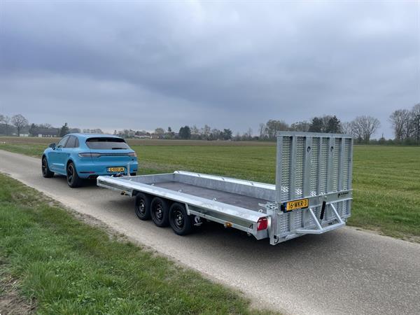 Grote foto vlemmix machinetransporter 480 x 180 3 asser nieuw agrarisch aanhangwagens