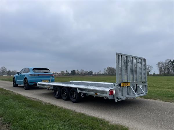 Grote foto vlemmix machinetransporter 480 x 180 3 asser nieuw agrarisch aanhangwagens