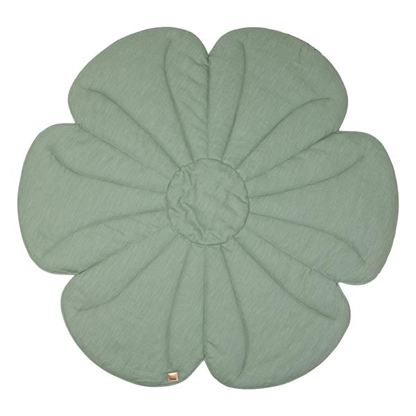 Grote foto linen bloom mat sage dark green dark green kinderen en baby complete kinderkamers