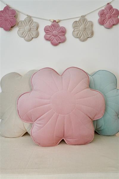 Grote foto velvet bloom cushion pink elderberry pink elderberry kinderen en baby complete kinderkamers