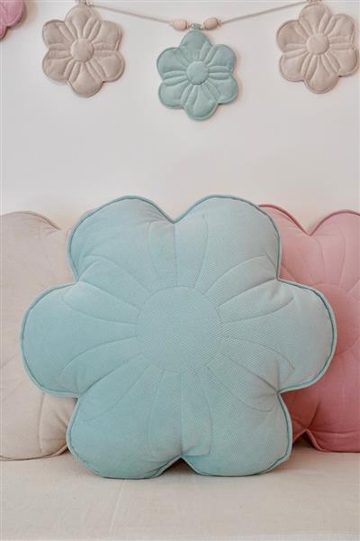 Grote foto velvet bloom sierkussen mint mint kinderen en baby complete kinderkamers