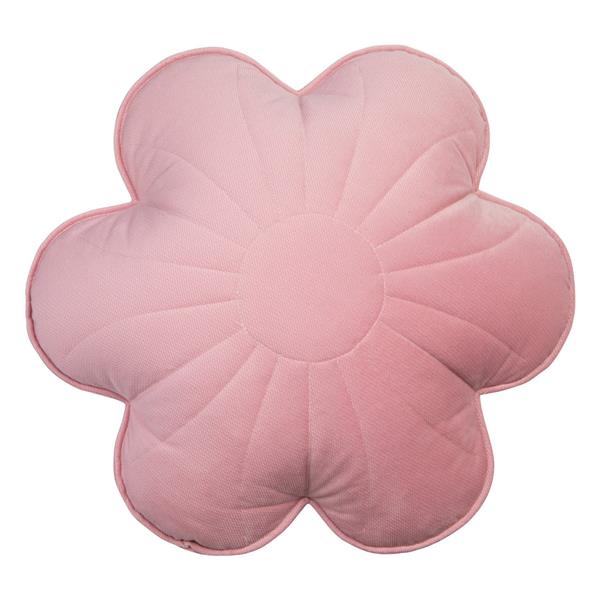 Grote foto velvet bloom cushion pink elderberry pink elderberry kinderen en baby complete kinderkamers