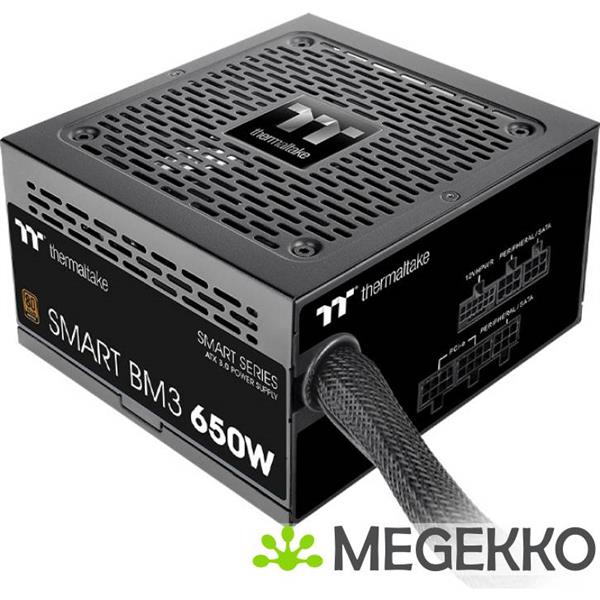 Grote foto thermaltake smart bm3 power supply unit 650 w 24 pin atx atx zwart computers en software overige