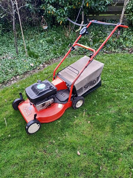 Grote foto sabo 52 economic met aandrijving tuin en terras grasmaaiers