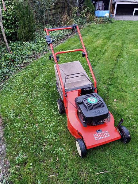 Grote foto sabo 52 economic met aandrijving tuin en terras grasmaaiers