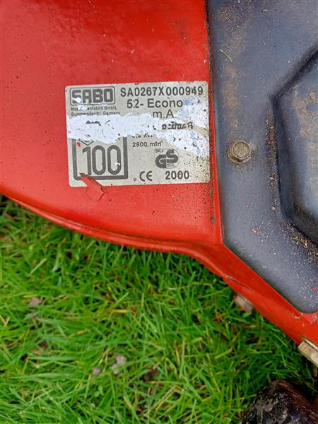 Grote foto sabo 52 economic met aandrijving tuin en terras grasmaaiers