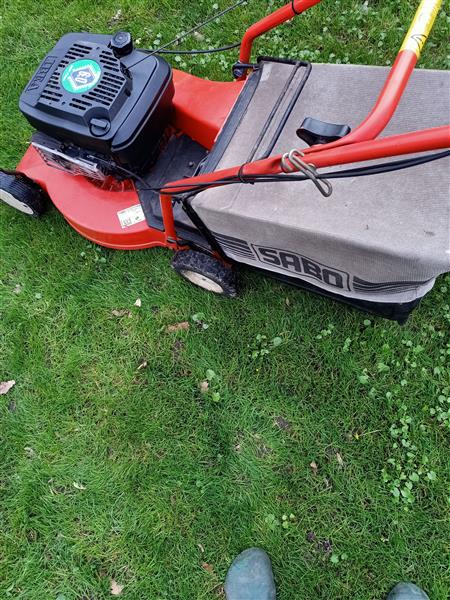 Grote foto sabo 52 economic met aandrijving tuin en terras grasmaaiers