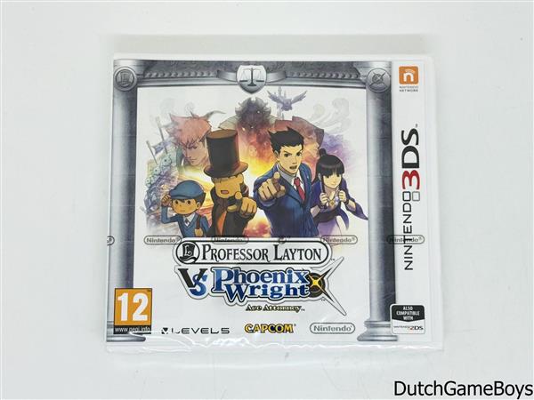 Grote foto nintendo 3ds professor layton vs phoenix wright ace attorney ukv new sealed spelcomputers games overige games