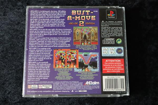 Grote foto bust a move 2 playstation 1 ps1 no front cover spelcomputers games overige playstation games