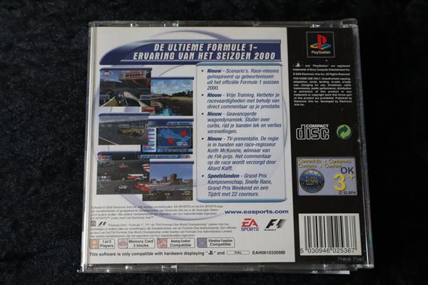 Grote foto f1 championship season 2000 playstation 1 ps1 no manual spelcomputers games overige playstation games