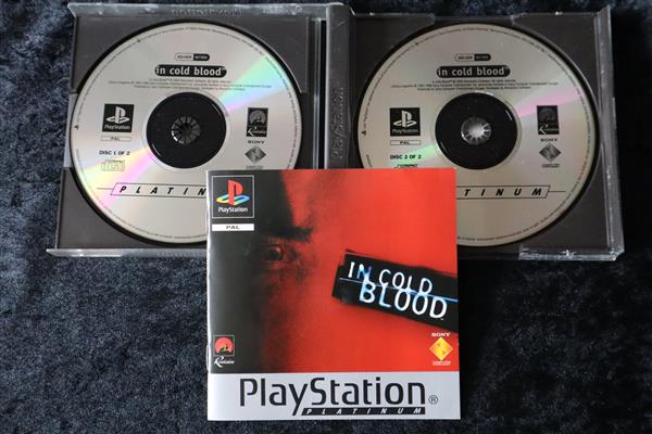 Grote foto in cold blood playstation 1 ps1 platinum no front cover spelcomputers games overige playstation games