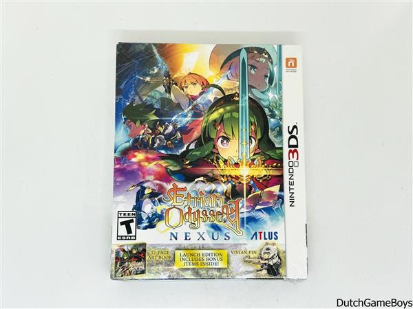 Grote foto nintendo 3ds etrian odyssey nexus launch edition usa new sealed spelcomputers games overige games