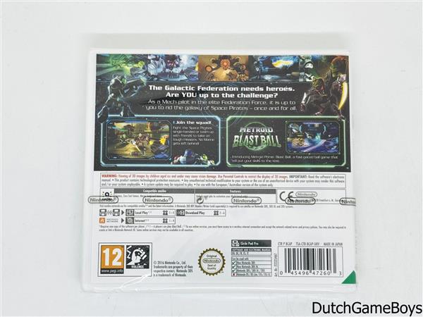 Grote foto nintendo 3ds metroid prime federation force ukv new sealed spelcomputers games overige games