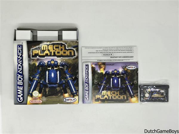 Grote foto gameboy advance gba mech platoon eur spelcomputers games overige nintendo games