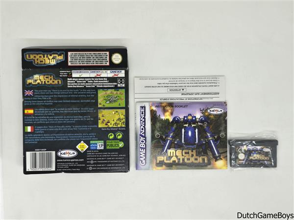 Grote foto gameboy advance gba mech platoon eur spelcomputers games overige nintendo games