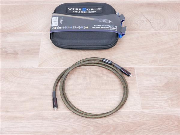 Grote foto wireworld gold starlight 8 digital coax interconnect rca 1 5 metre new audio tv en foto onderdelen en accessoires