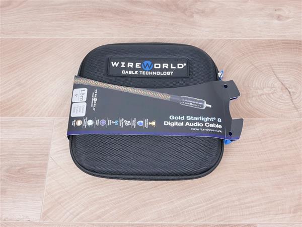 Grote foto wireworld gold starlight 8 digital coax interconnect rca 1 5 metre new audio tv en foto onderdelen en accessoires