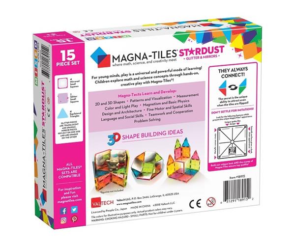 Grote foto magnatiles stardust 15 stuks stardust kinderen en baby overige