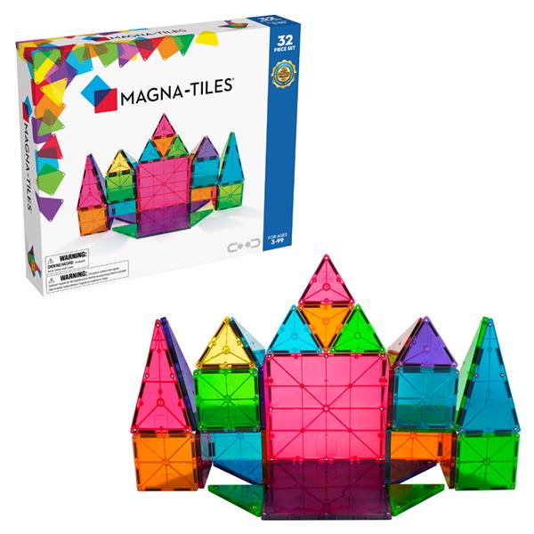 Grote foto magnatiles clear colors 32 stuks clear colors kinderen en baby overige